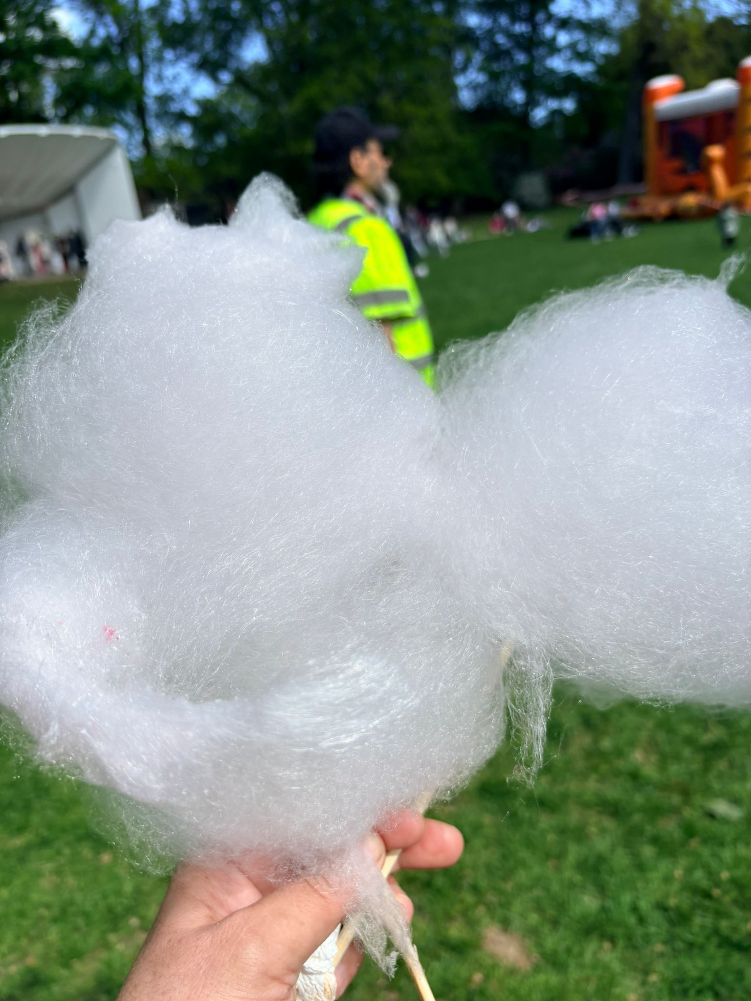 Sockervadd i Stadsparken under eidfesten